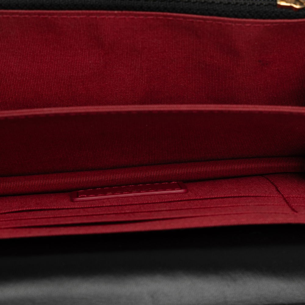 Pre-Loved Chanel Lambskin Romance Wallet On Chain - Picture 5 of 11